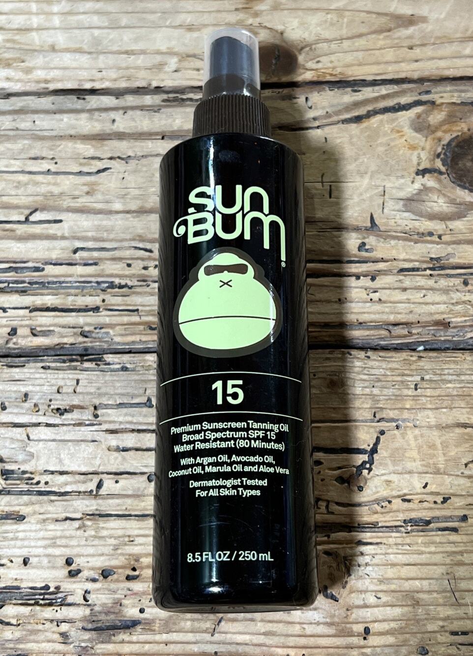 Sun Bum SPF 15 Premium Sunscreen Tanning Oil Water Resistant 8.5 fl oz